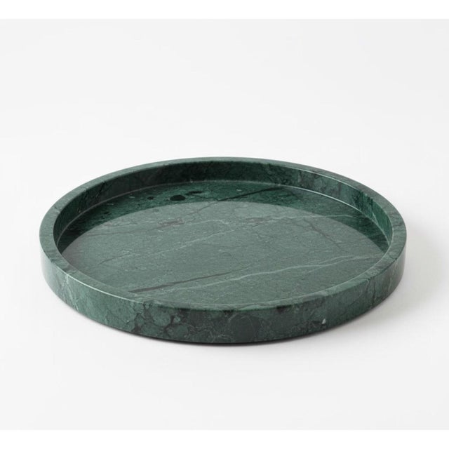 Verde Marble Bath Accessory Set, 5 Pieces For Sale - Image 6 of 7