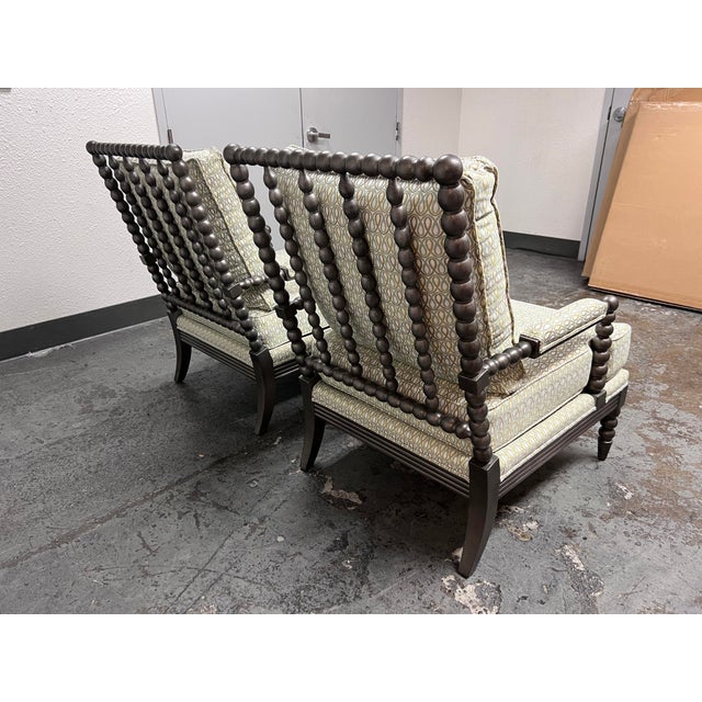 Ethan Allen Brant Arm Chairs, a Pair Chairish