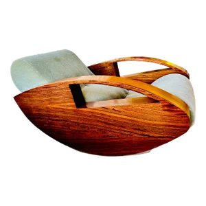 1960s Art Deco Mid Century Rocking Chaise