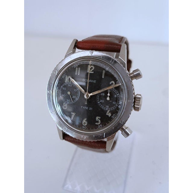 Type 21 Military Chronograph from Dodane, 1960-69 For Sale - Image 4 of 16