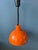 Orange Orange Enamel Pendant Lamp by Joe Hammerborg for Fog & Morup For Sale - Image 8 of 13
