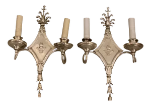 1920's Small Caldwell Neoclassic Sconces - Pair