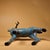 Late 19th Century Cloisonné Enamel Deer Figurine, 4kg, Blue Ground With Floral Motifs For Sale - Image 5 of 9