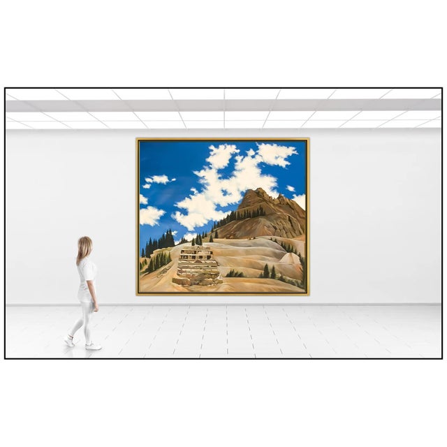 The artwork here, "Animas Valley, Colorado I Original", is a wonderful depiction of a rocky mountain landscape that is...