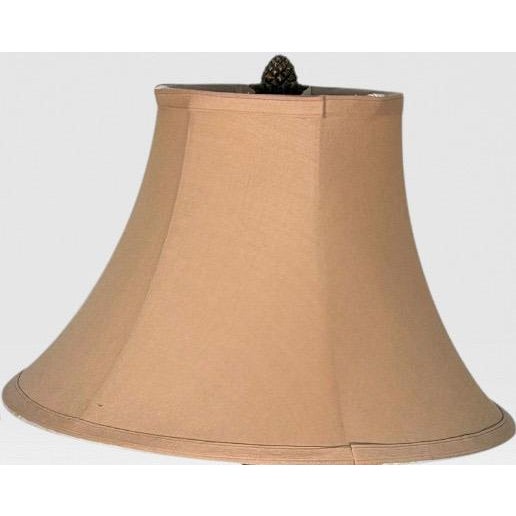 Metal Vintage Hollywood Regency Painted Composition Pineapple Lamps - A Pair For Sale - Image 7 of 15