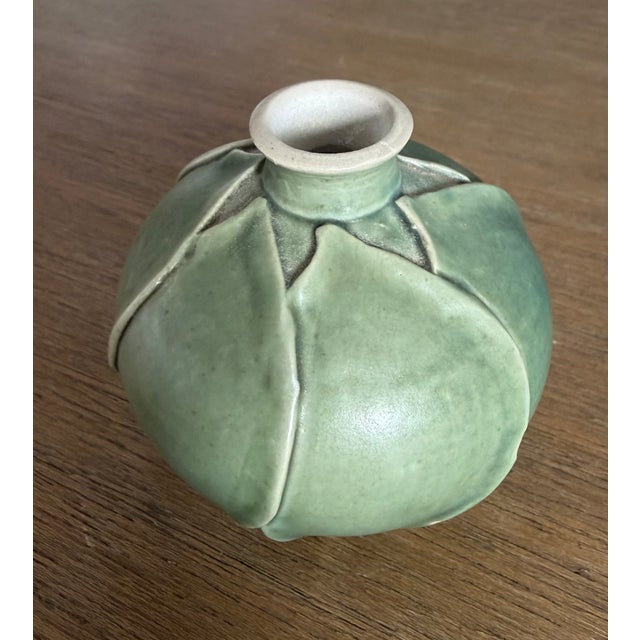 1970s Handcrafted Studio Pottery Bottle W/Stopper For Sale - Image 5 of 8