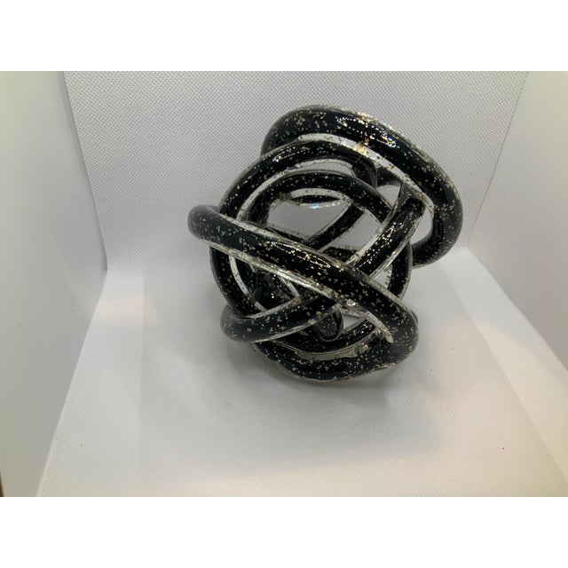Large Murano Glass Knot Sculpture Chairish
