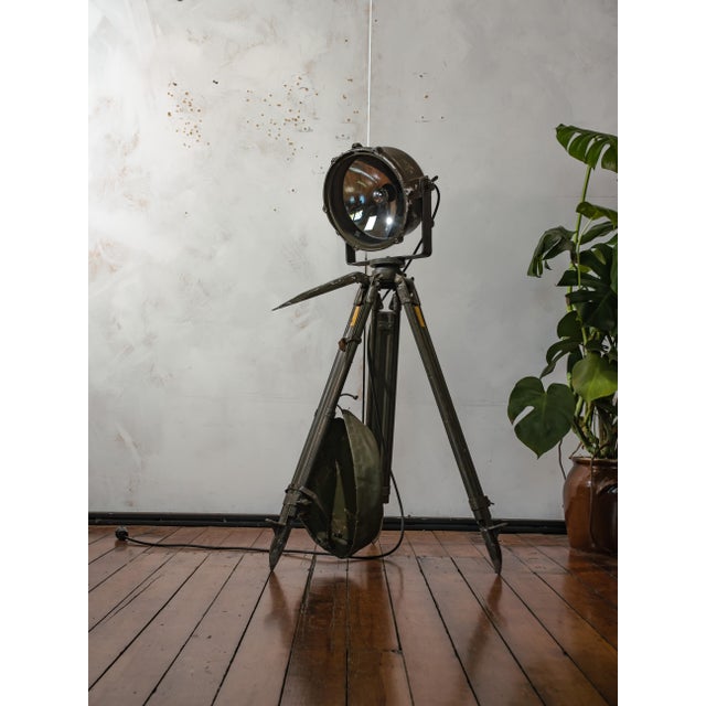 Military Signal Lamp Floor Lamp from JWO, Germany, 1950s For Sale - Image 16 of 18