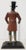 Late 19th Century Hand Painted Spelter Sculpture of a Man with Cane & Top Hat For Sale - Image 4 of 9