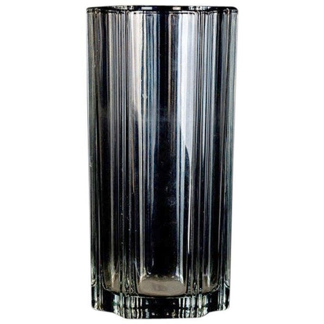 1970s Italian Polyhedral Glass Vase with Multifaceted Decoration, 1970s For Sale - Image 5 of 5