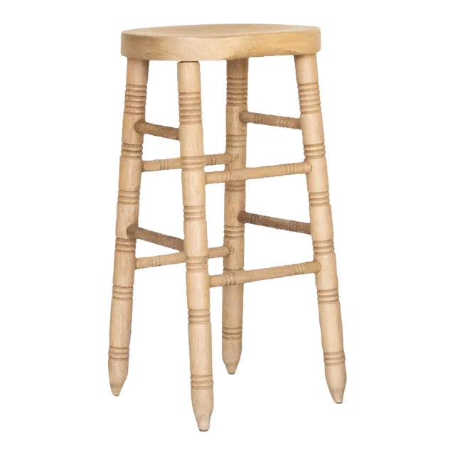 Panoplie Bar Stool, White Oak For Sale
