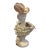 Shell and Amethyst-Encrusted Bust by May River Neptune For Sale