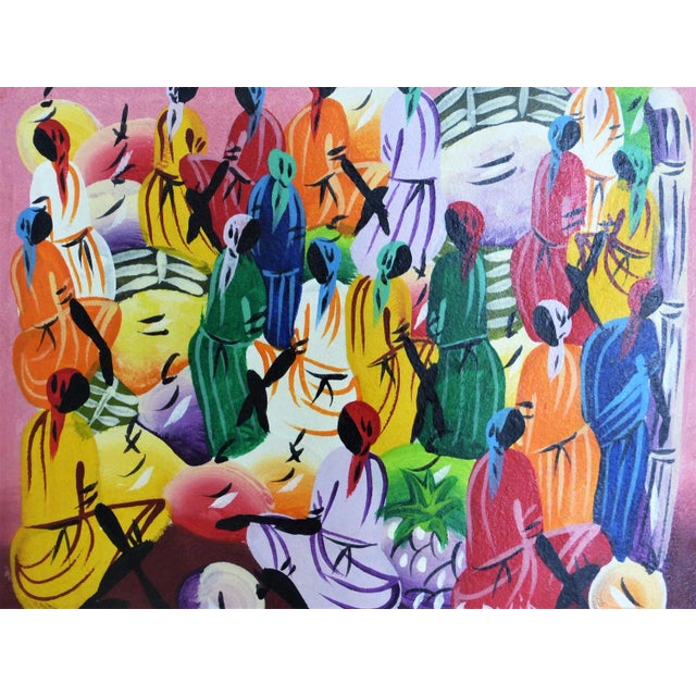 1990s Caribbean Paintings, 1990s, Set of 4 For Sale - Image 5 of 17