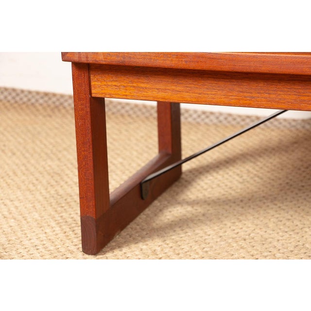 Large Scandinavian Teak Shelf with 6 Adjustable Shelves by Borge Mogensen for Karl Andersson and Soner, 1960s For Sale - Image 6 of 14