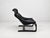 Postmodern Kroken Lounge Chair in Black Leather by Ake Fribytter for Roche Bobois, 1980s For Sale - Image 3 of 18
