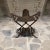 Oscar Bach 1920s Neoclassical Antique Cast Iron Vanity Bench Stool by Oscar Bach For Sale - Image 4 of 10