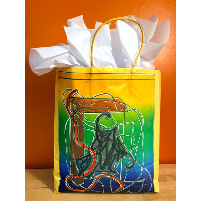 Frank Stella 1984 Frank Stella Walker Art Center Exhibition Bag for Dayton's For Sale - Image 4 of 18