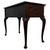 Wood Early 20th Century Antique English Edwardian Mahogany Writing Table For Sale - Image 7 of 12