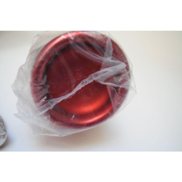 Unused Vintage Italian Red Anodized Aluminum Syphon / Seltzer Bottle by Gimas for Martini and Rossi For Sale In New York - Image 6 of 9