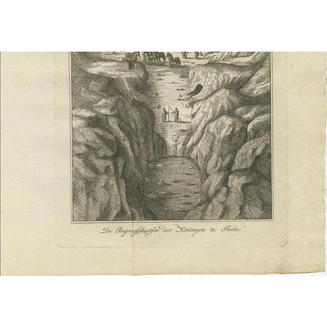Royal Tombs in the Valley of the Kings, Thebes View, Egypt, 1776, Print For Sale - Image 3 of 10