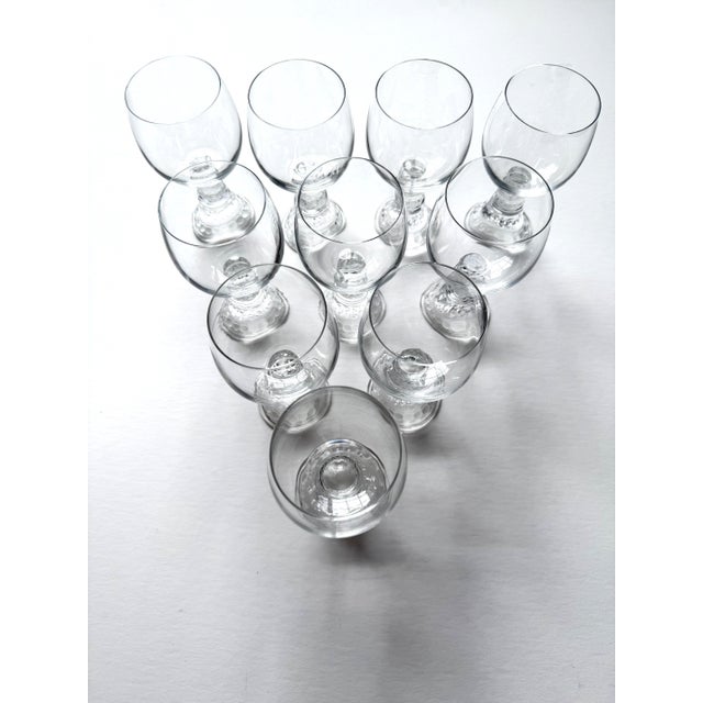 Mid 20th Century Rosenthal Crystal Bacchus Wine Glasses - Set of 10 For Sale In Washington DC - Image 6 of 7