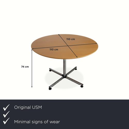 with the USM Haller dining table, you're bringing a true design milestone into your dining room, perfectly combining the...