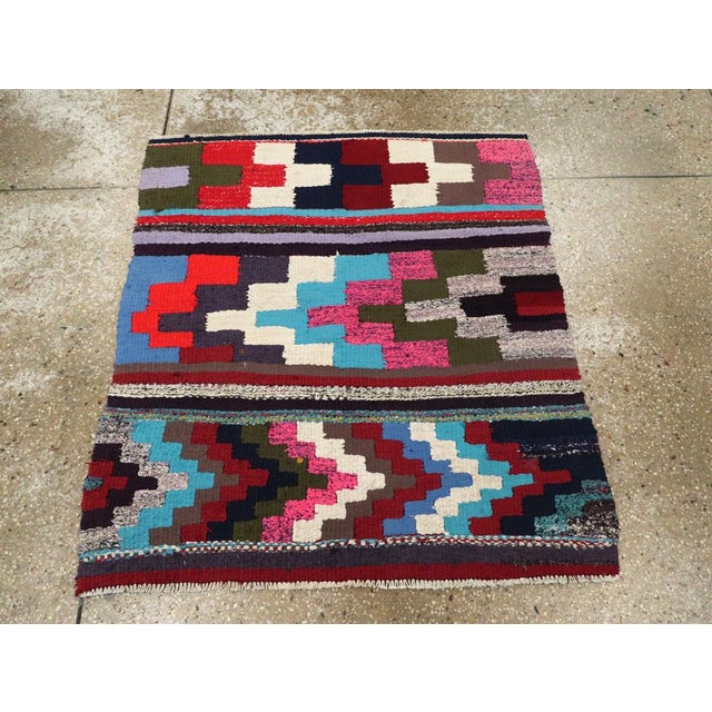 Galerie Shabab Collection Mid-20th Century Persian Flatweave Kilim Rug For Sale - Image 4 of 9