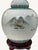 Chinese Vintage Chinese Porcelain Ginger Jar Hand Painted Landscape Calligraphy W/Stand For Sale - Image 3 of 10