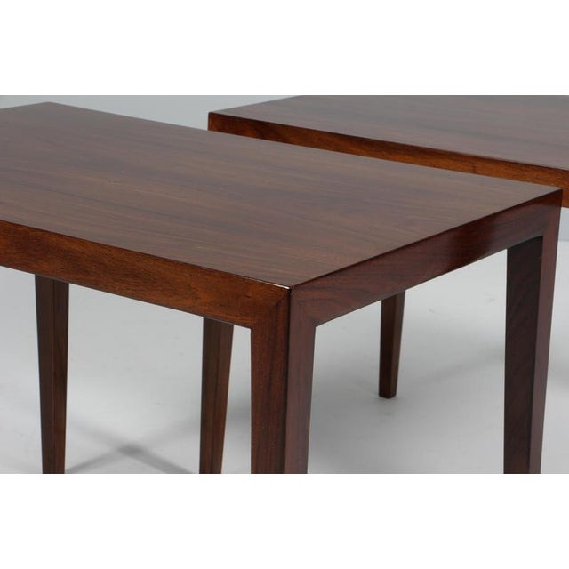 Severin Hansen Severin Hansen Side or Bedside Tables by Severin Hansen, 1960s, Set of 2 For Sale - Image 4 of 8