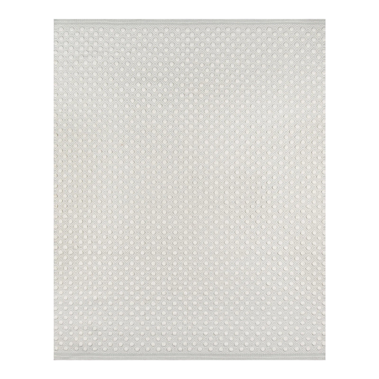 Erin Gates by Momeni Langdon Windsor Grey Hand Woven Wool Area Rug 3'9" X 5'9" Chairish