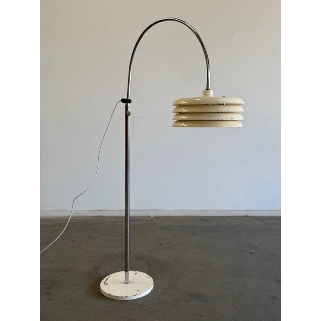 Metal 1970s Floor Lamp by Tamas Borsfay For Sale - Image 7 of 15