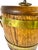 Vintage English-Style Wood & Brass Ice Bucket, Mid-Century For Sale - Image 6 of 15