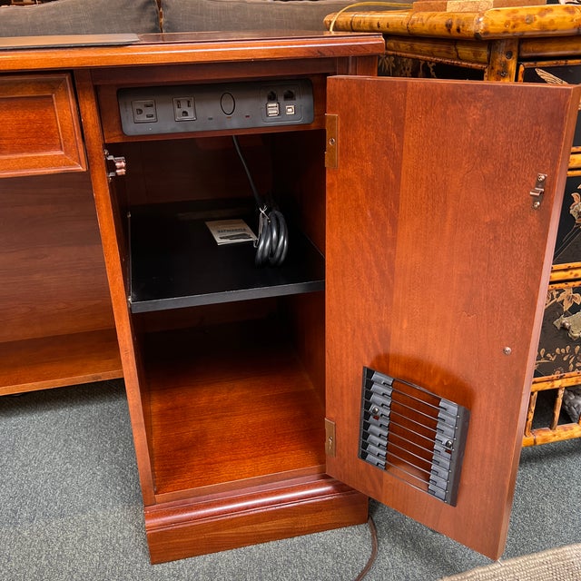 Stanley Furniture Executive Desk + Printer Storage Chairish