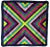 Colorful 20 X 20 Caribbean Multi Stripe Pillow Cover | Christi Tasker Designer Pillow Cover Material: Polyester