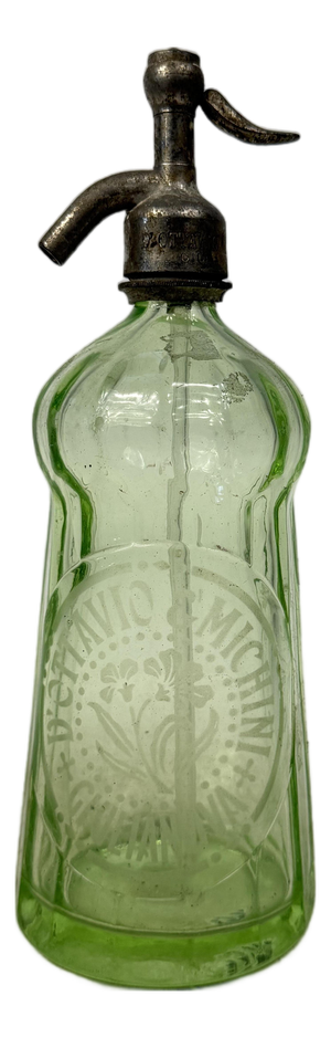 Vintage Italian Glass Soda Water, 1930s