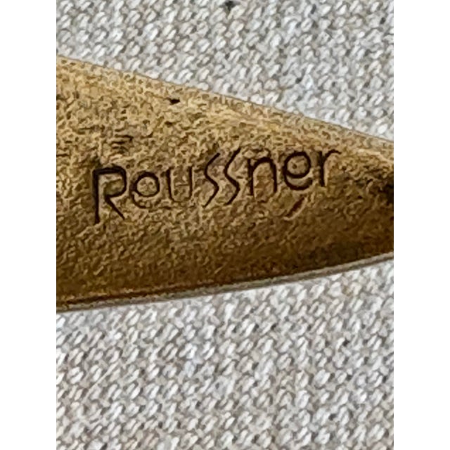 Mid 20th Century 20th Century French Charles Reussner Bronze Seagull Sculpture For Sale - Image 5 of 9