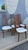 Mid 20th Century Mid 20th Century Danish Style High Back Walnut Dining Chairs= Set of 4 For Sale - Image 5 of 8