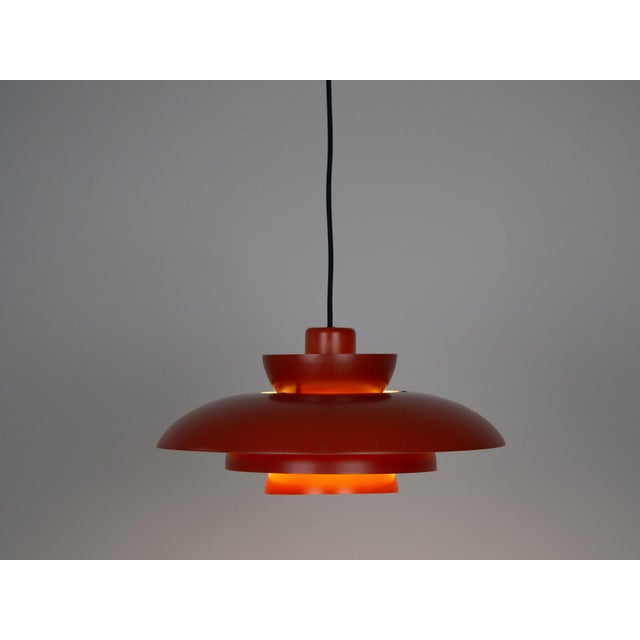 The Penta lamp, designed by Jo Hammerborg for the Danish manufacturer Fog & Mørup, was produced between 1960 and 1970. It...