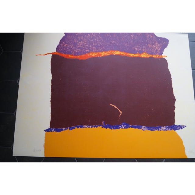 Contemporary 1970s Theodoros Stamos Infinity Field Screen Print - Signed & Numbered For Sale - Image 3 of 5