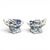 Japanese Jeweled Porcelain Chrysanthemum Inkwells, 1880, Set of 2 For Sale - Image 15 of 15
