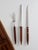 Mid-Century Modern Vintage Robeson ShurEdge Frozen Heat Carving Set With Wood Tray For Sale - Image 3 of 13