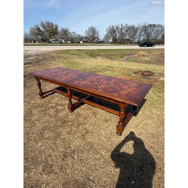 French Provincial Long 18th Century French Walnut Farm Table or Monastery Dining Table For Sale - Image 3 of 18