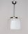White Bauhaus Style Cube Ceiling Lamp by Walter Kostka for Atrax Gesellschaft For Sale - Image 8 of 8