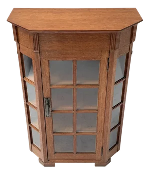 Art Nouveau One-Door Cabinet from H.F. Jansen & Zonen Amsterdam, 1900s