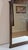 Early 20th Century Antique 1910s Carved Oak Wall Mirror Arched Top Floral Wood Stamped #2375 32x17 For Sale - Image 5 of 12