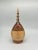 Presenting a stunning Hand Carved Marquetry Inlay Pear Shaped Vessel with Lid. Crafted with precision and care, this...