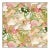 Sample - Schumacher X Clements Ribeiro Daisy Chain Fabric in Green & Pink For Sale