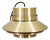 Mid 20th Century Danish Modern Pendant Lamp Light Tiered Brass Fixture Denmark For Sale