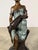 Grand Tour Bronze Neoclassical Sculpture, Woman With Vessel - 24" H For Sale - Image 3 of 10