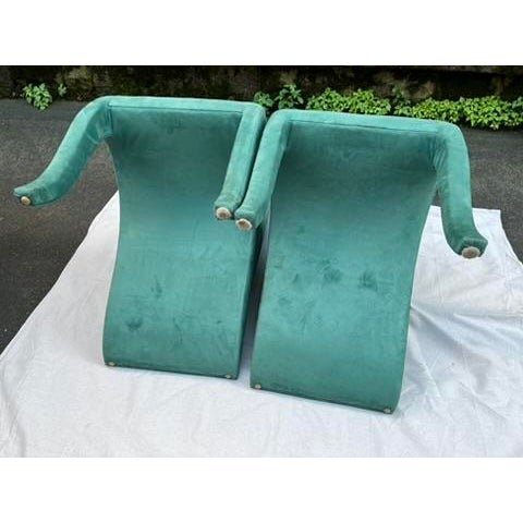 Textile Dialogica Splash Chairs a Pair For Sale - Image 7 of 12